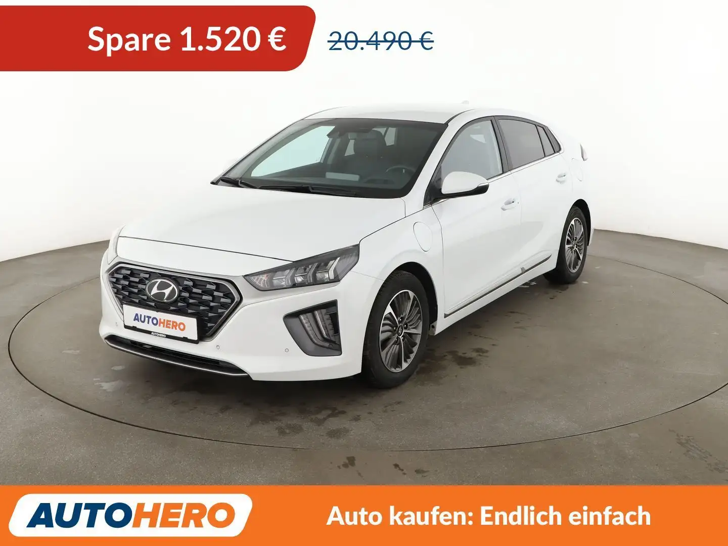Hyundai IONIQ 1.6 Plug-in Hybrid Prime Aut.*NAVI*LED*CAM*SHZ*LHZ Weiß - 1