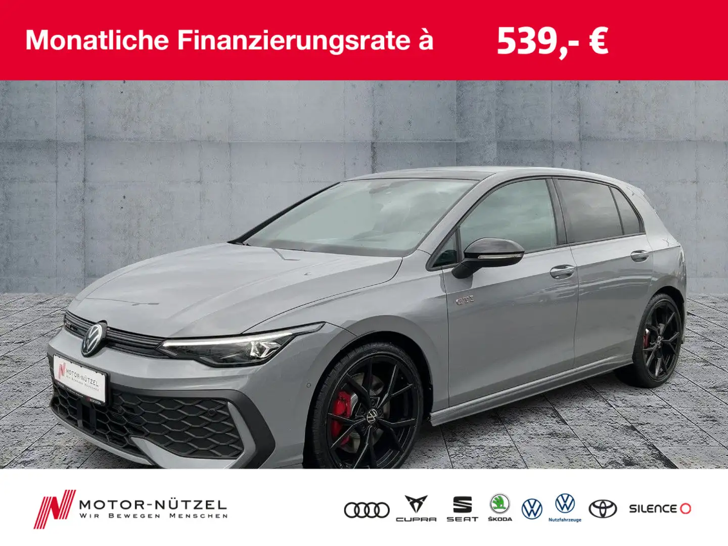 Volkswagen Golf GTI Golf VIII GTI 2.0 TSI DSG MATRIX+NAVI+PANO+19Z Grau - 1