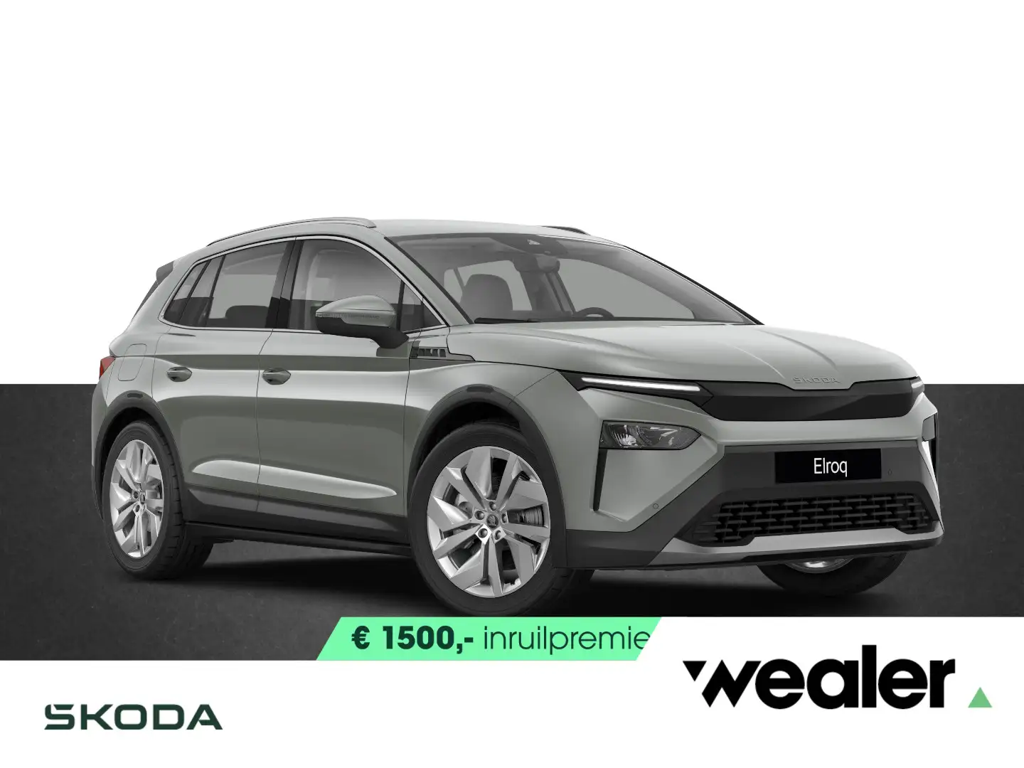 Skoda Elroq 85 Business Edition Tour 286 PK | Trekhaak | Busin Grijs - 1