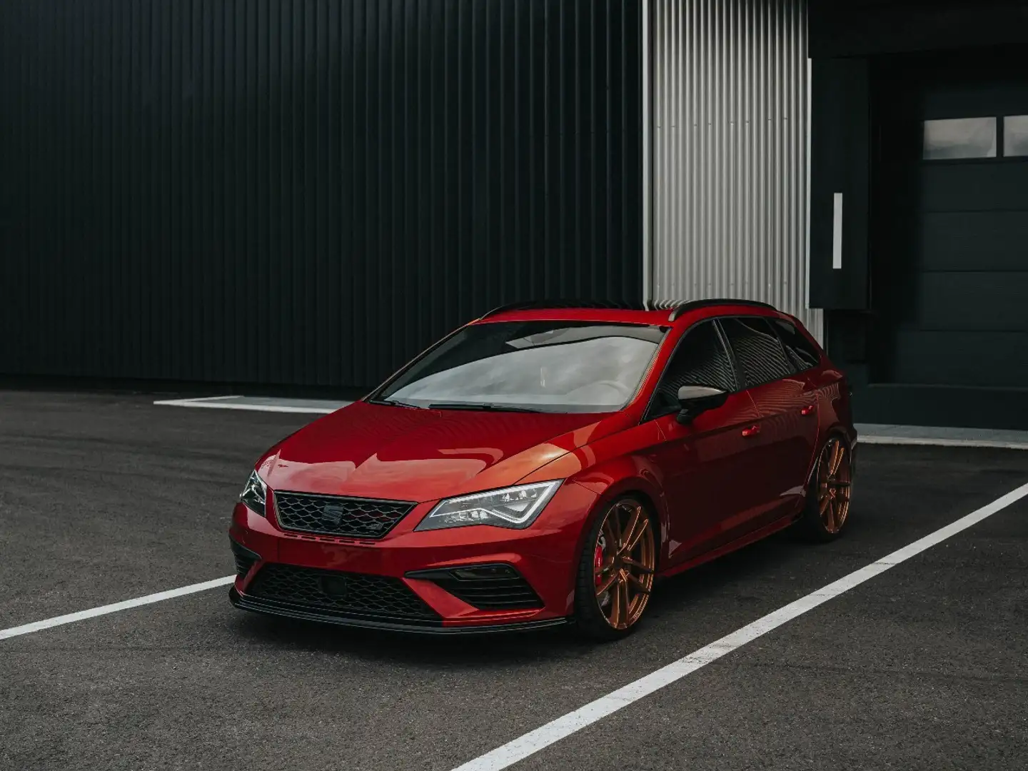SEAT Leon CUPRA ST 300 4drive  *REVO*HURRICANE*EVENTURI* Rosso - 2