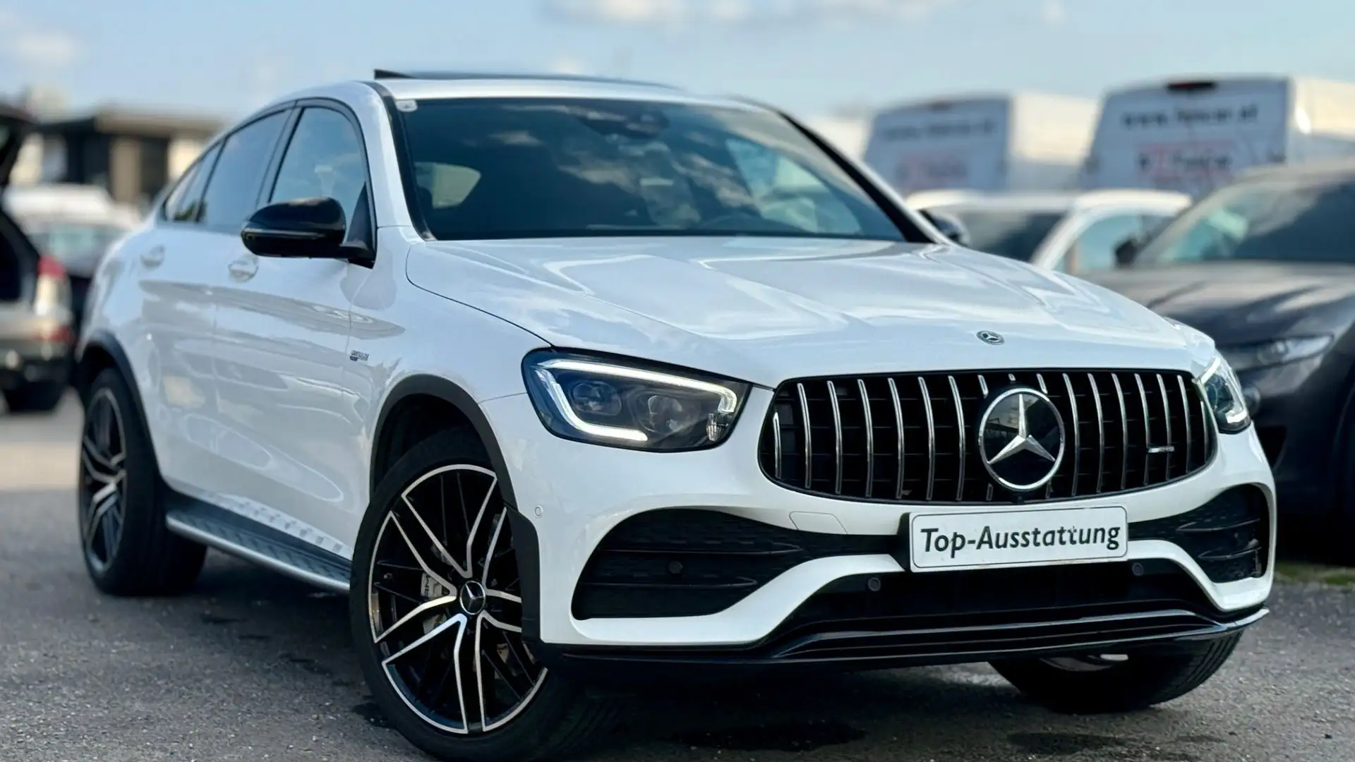 Mercedes-Benz GLC 43 AMG Coupé *Top-Ausstattung +Facelift 4MATIC Weiß - 2