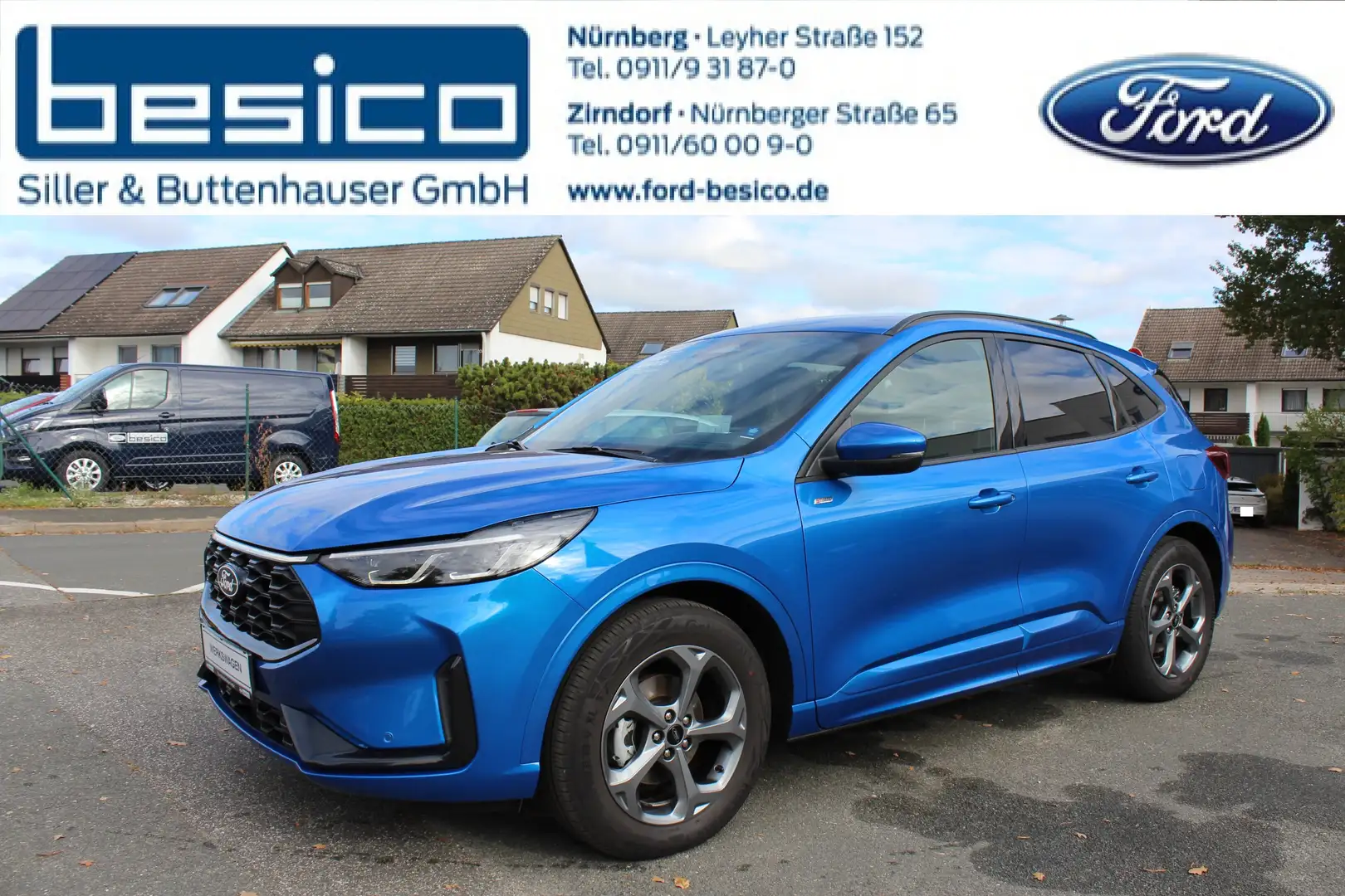 Ford Kuga ST-Line Hybrid 2,5*Automatik*LED*Head Up*Navi*PDC Blau - 1