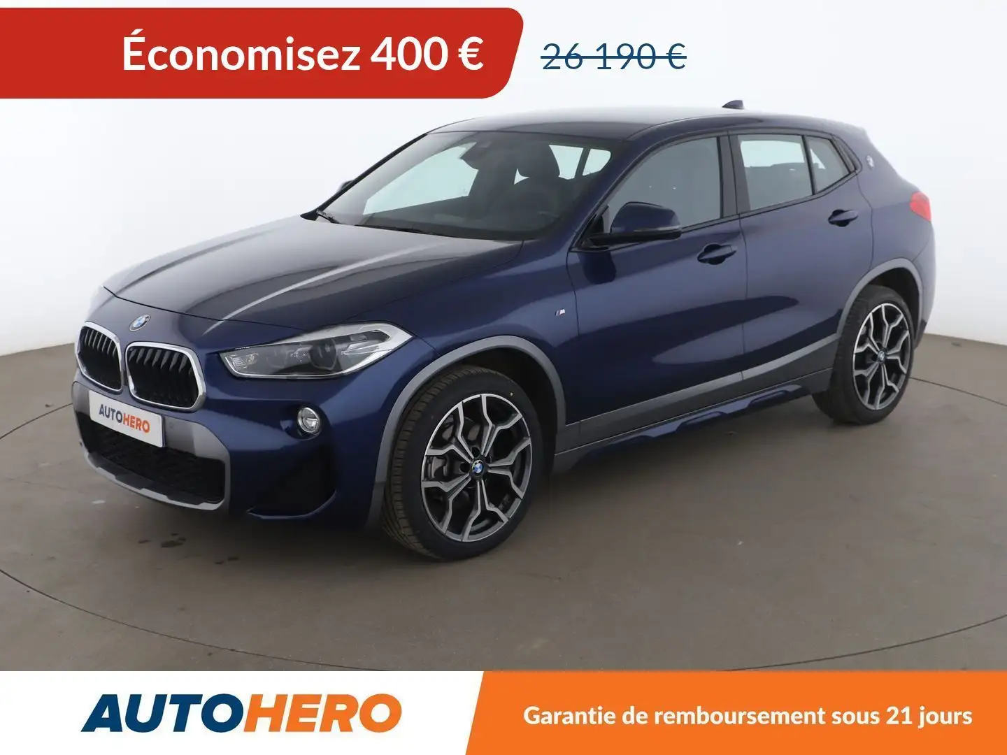 BMW X2 sDrive18iA M Sport X DKG7 Bleu - 1