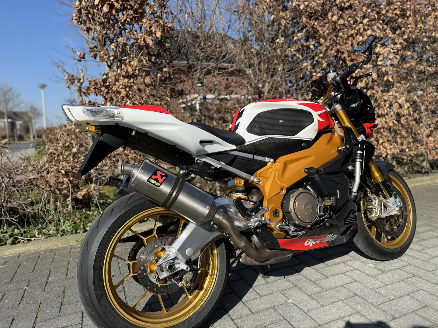 Aprilia Tuono Factory/2008/Akrapovic/öhlins/Brembo/quickshift Rood - 2