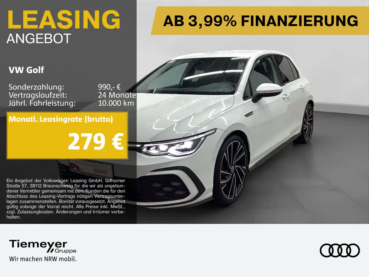 Volkswagen Golf GTD LM19 DSG ST.HEIZ NAVI KAMERA Weiß - 1