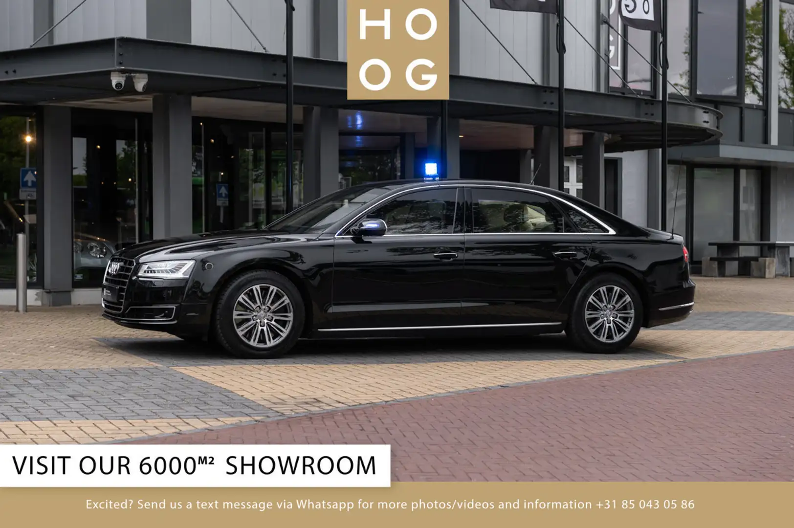 Audi V8 A8L 4.0 VR9 Security (armored/werkspanzer) Noir - 1