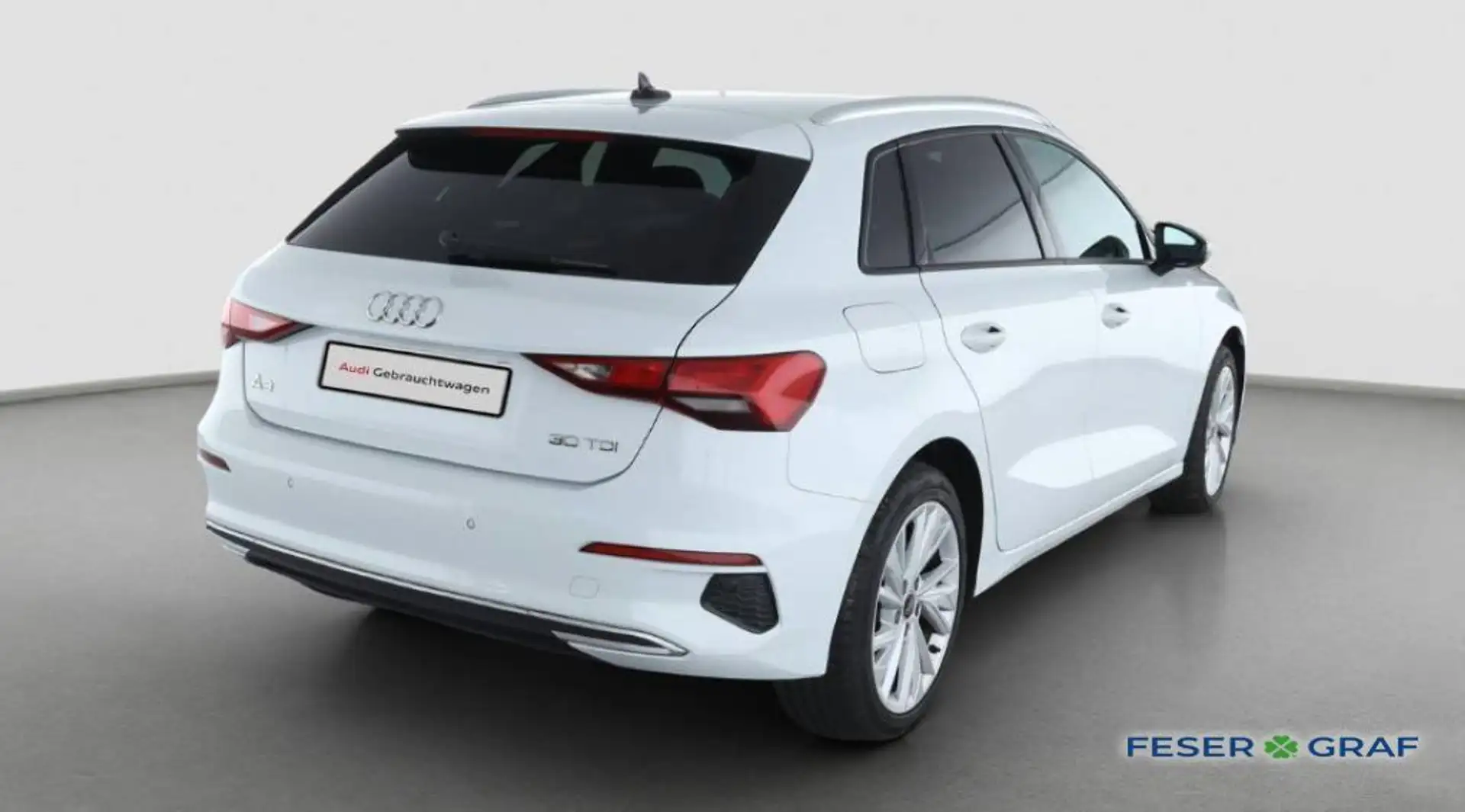 Audi A3 Advanced 30 TDI Navi+/SHZ/GRA/VC+/CarPlay Weiß - 2