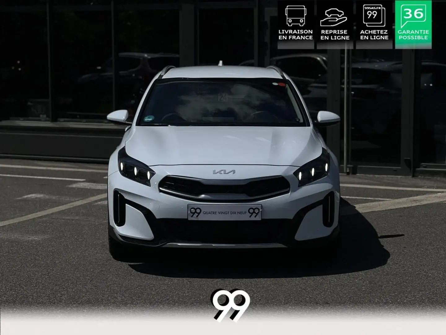 Kia XCeed 140ch BVA TVA LED ACC LANE CAMERA X Active LIVRAIS Blanc - 2