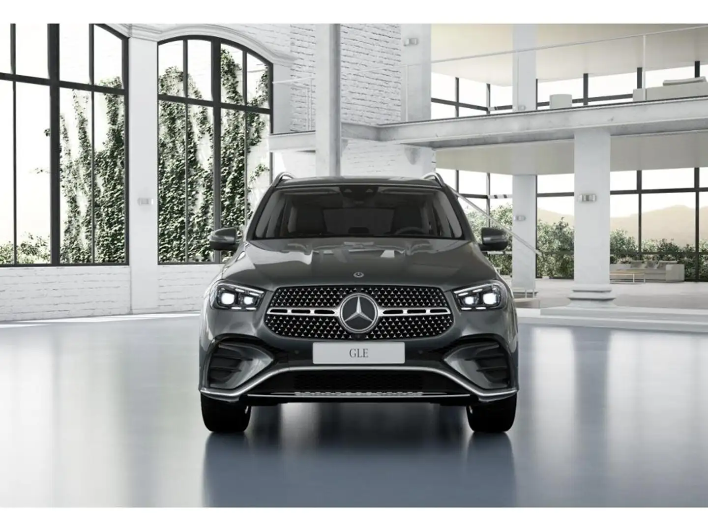 Mercedes-Benz GLE 350 de 4M AMG*AHK*Distr.*Airmatic*Burmester* Gris - 2