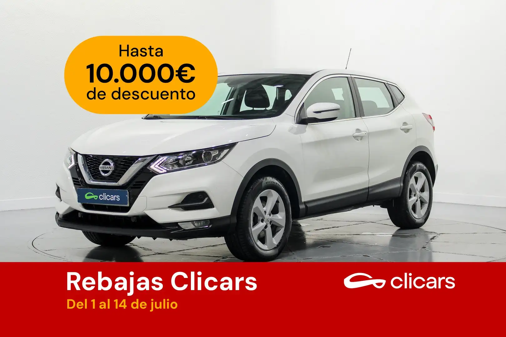 Nissan Qashqai 1.5dCi Acenta 4x2 85kW Blanc - 1