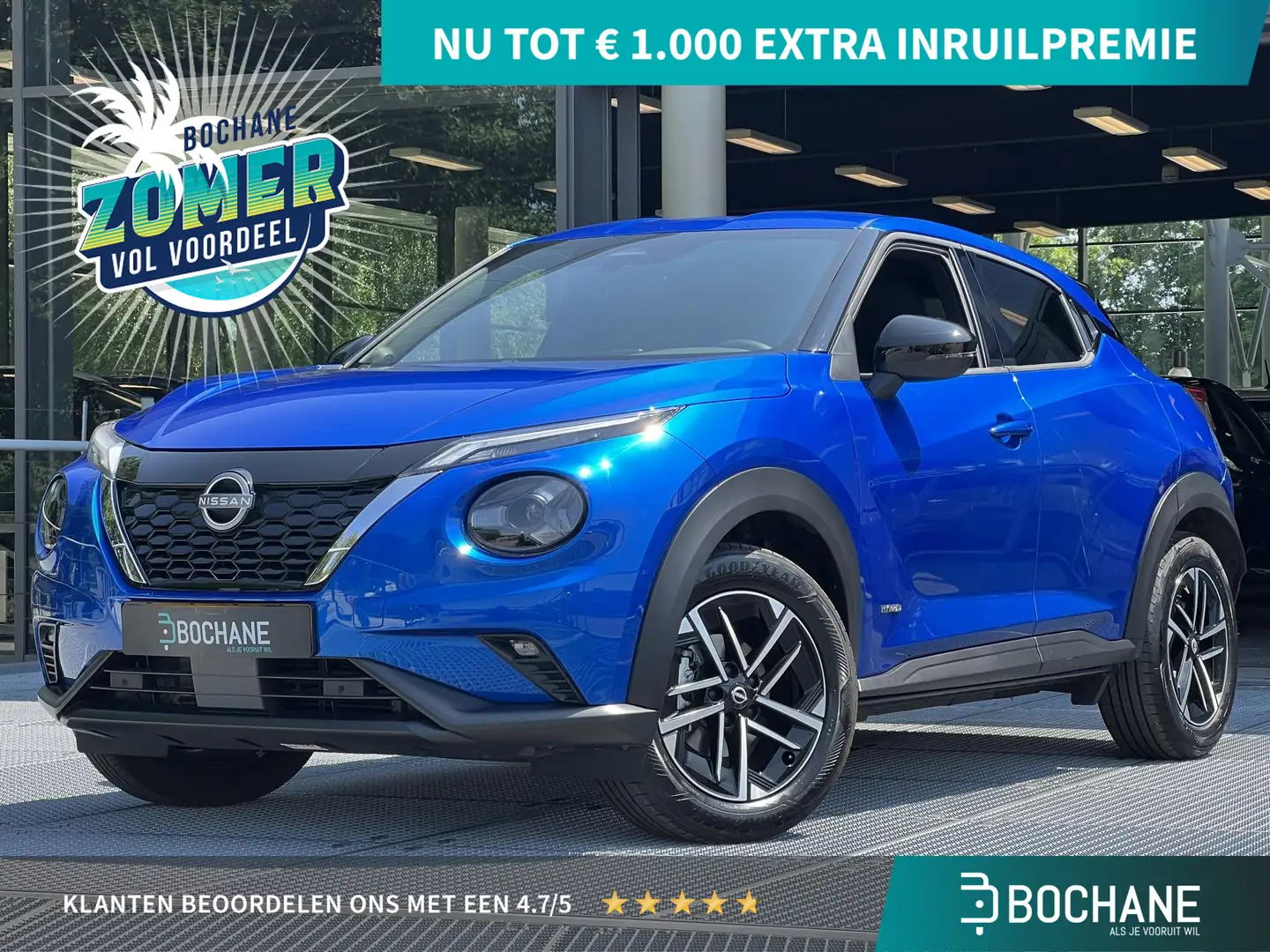 Nissan Juke 1.6 Hybrid N-Connecta | Cold Pack | Achteruitrijca Blauw - 1