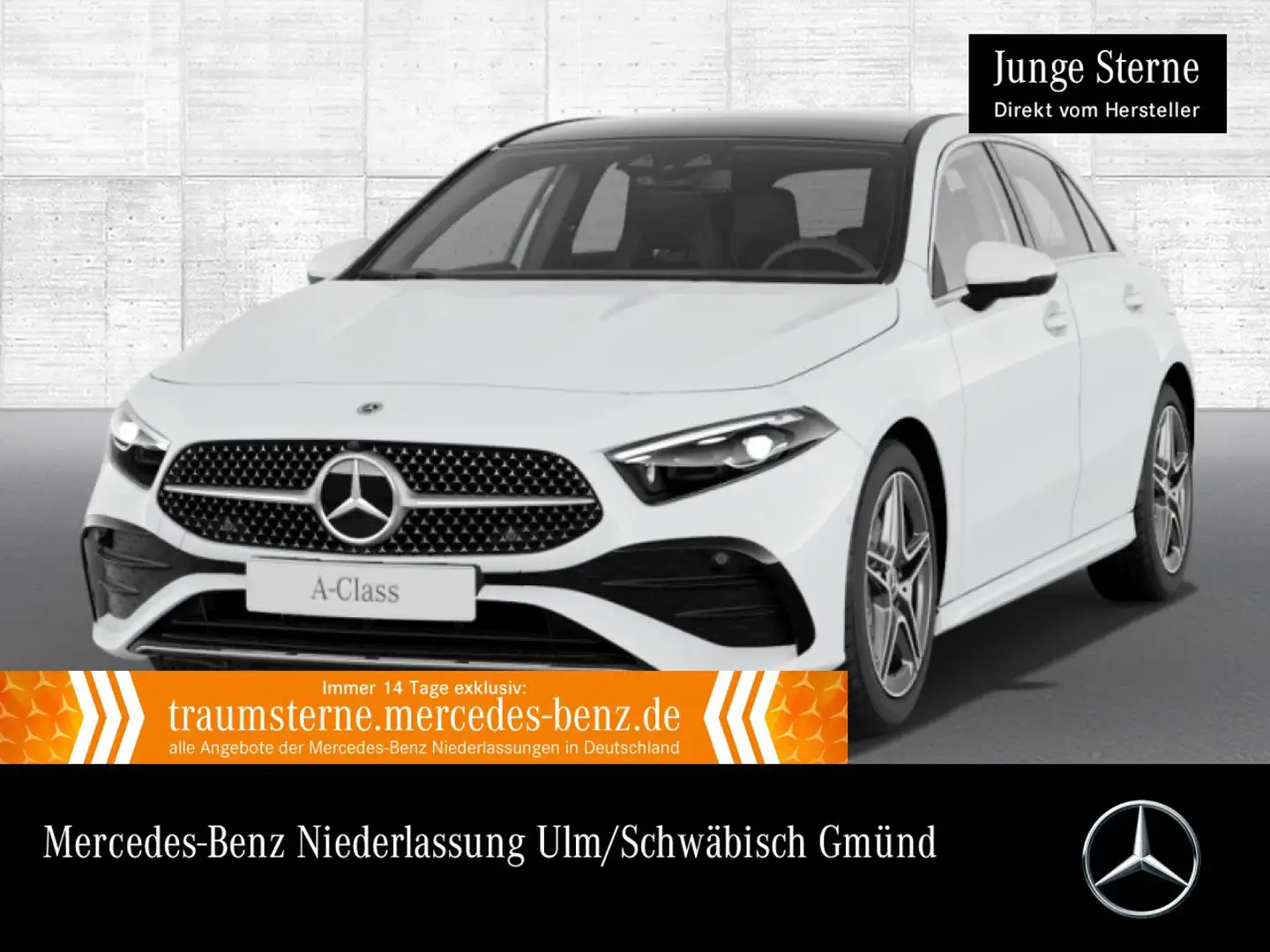 Mercedes-Benz A 250 e AMG+PANO+360°+MULTIBEAM+HUD+KEYLESS+8G Weiß - 1