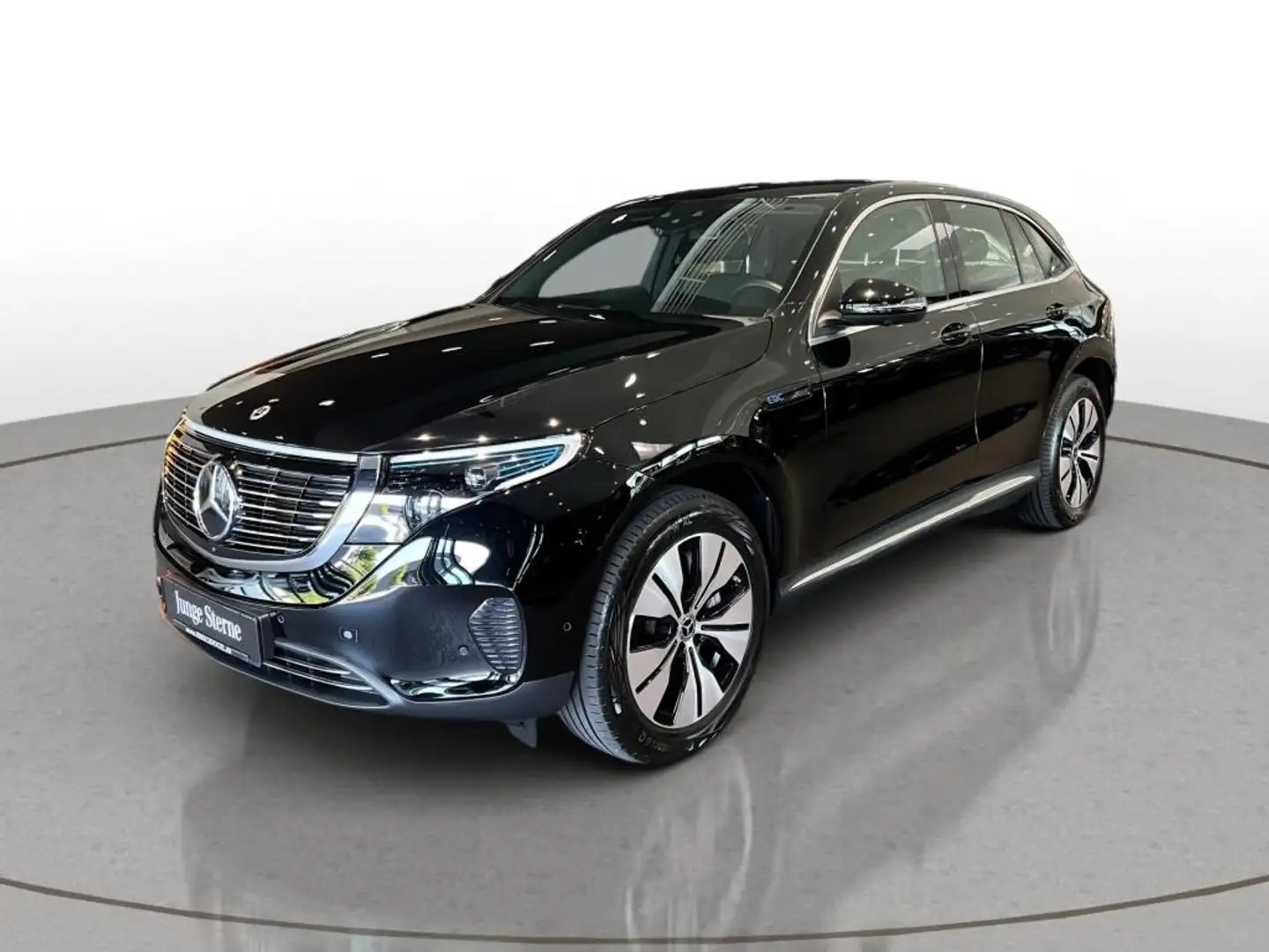 Mercedes-Benz EQC 400 4M AHK+DISTRON+MBUX+Navi+MULTIBEAM+360°K Schwarz - 2