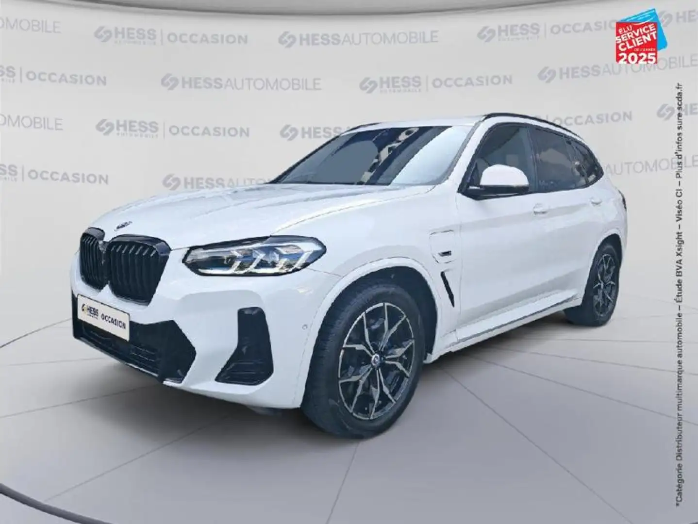 BMW X3 xDrive30e 292ch M Sport Blanc - 1