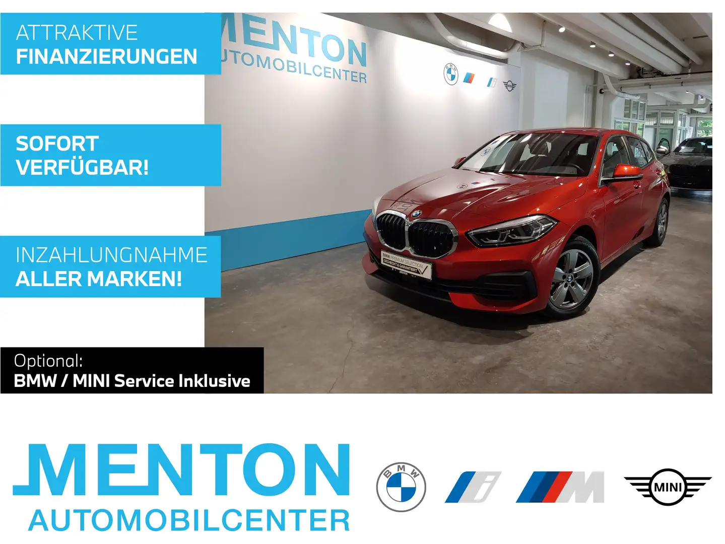 BMW 116 d LCProf./AHK/LED/PDC/Lenkradhzg./Shz Orange - 1