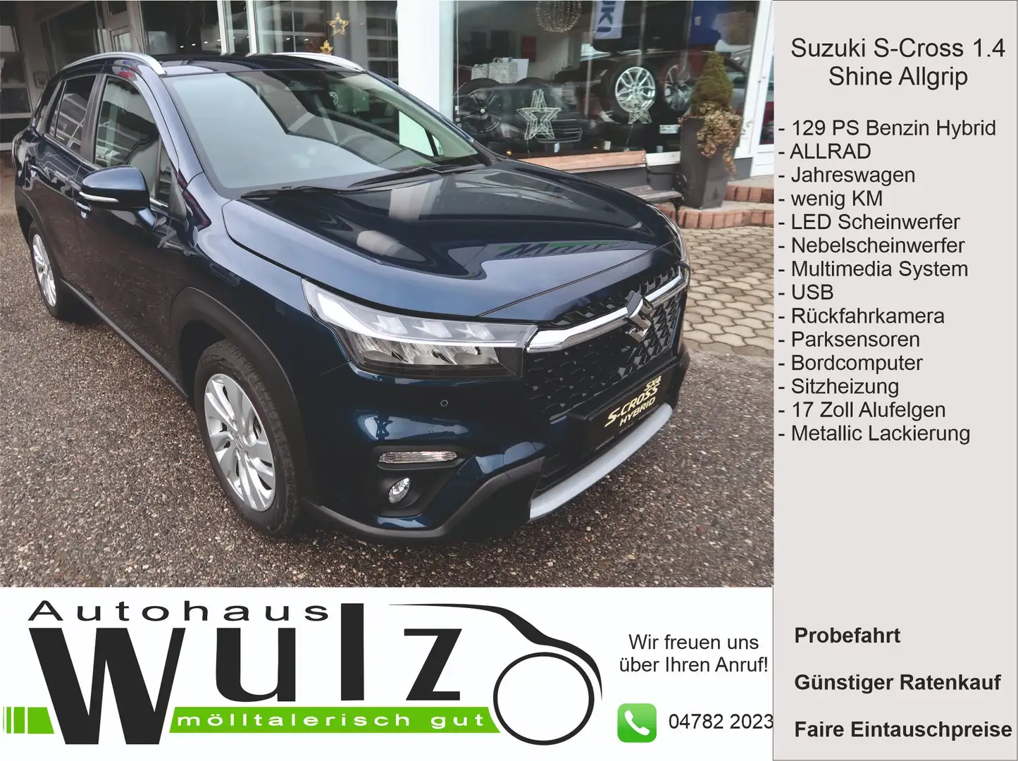 Suzuki S-Cross S-Cross 1,4 Hybrid ALLGRIP shine Blau - 1