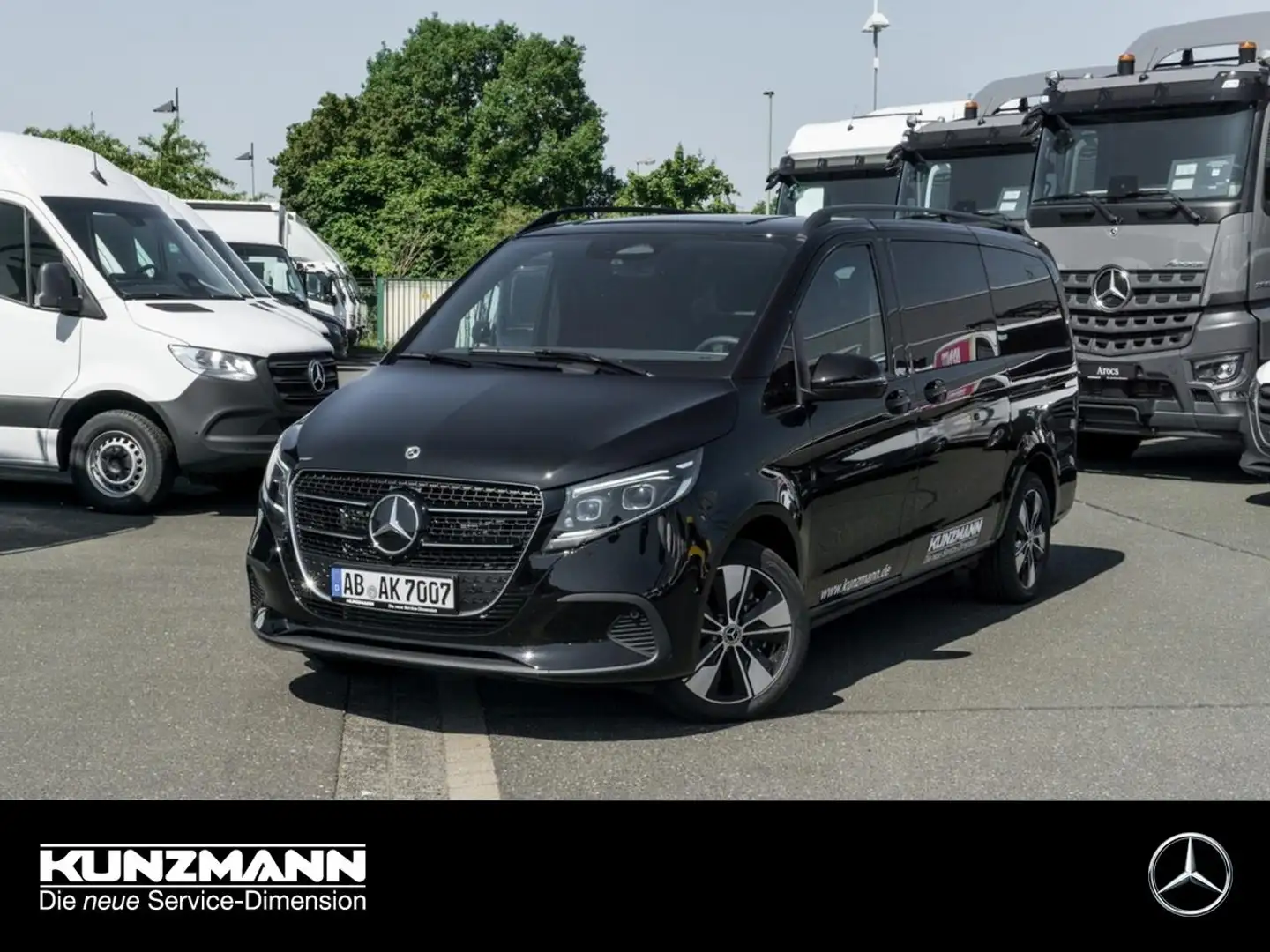 Mercedes-Benz V 300 d STYLE Lang Navi Distronic Standheizung Noir - 1