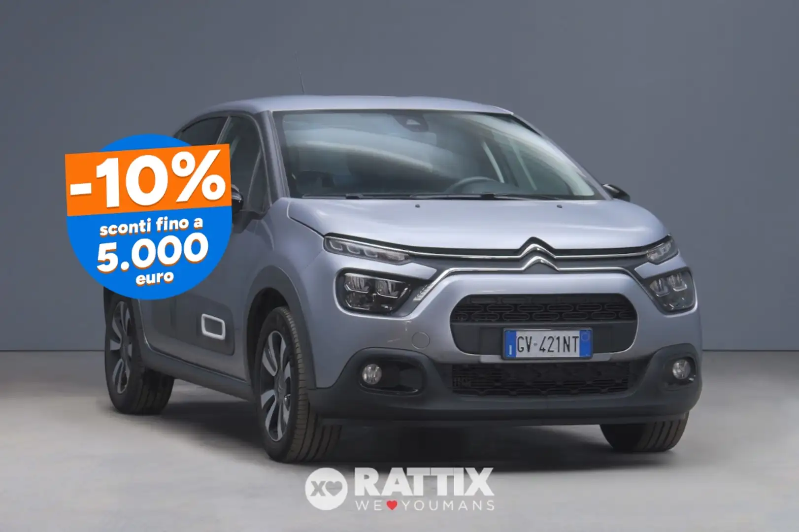 Citroen C3 1.2 Puretech 110CV Max EAT6 Grigio - 1
