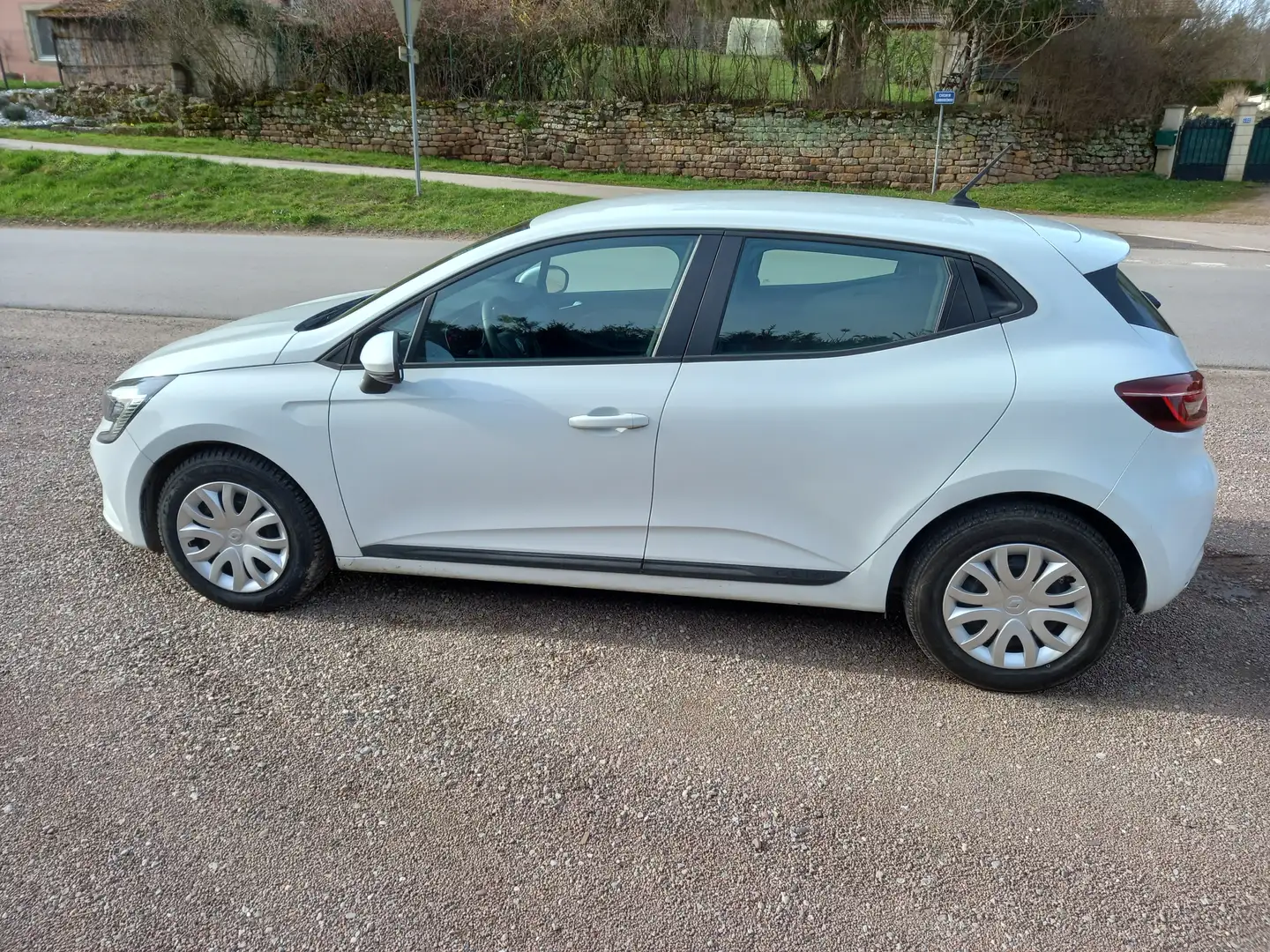 Renault Clio V STE 1.5 DCI 85 AIR NAV GPS 2 PLACES 58017 KMS Blanco - 2