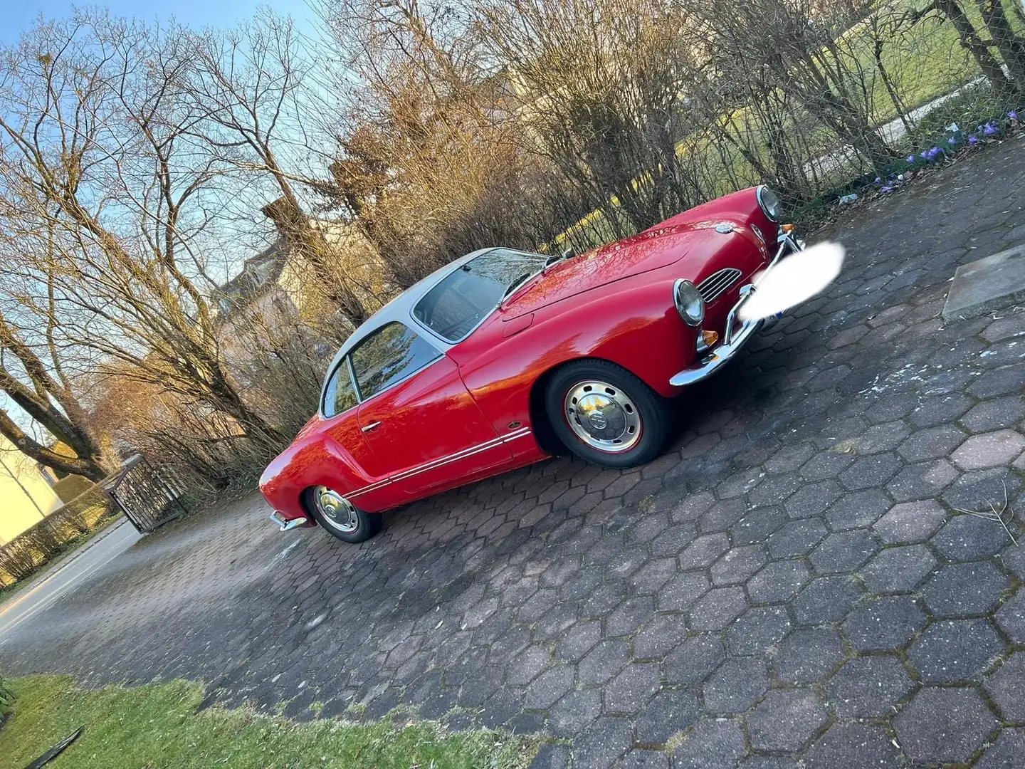 Volkswagen Karmann Ghia Vollleder Rojo - 1