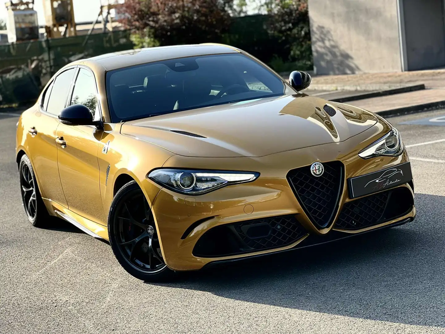 Alfa Romeo Giulia Giulia 2.9 T V6 Quadrifoglio (EU6D) Золотистый - 1