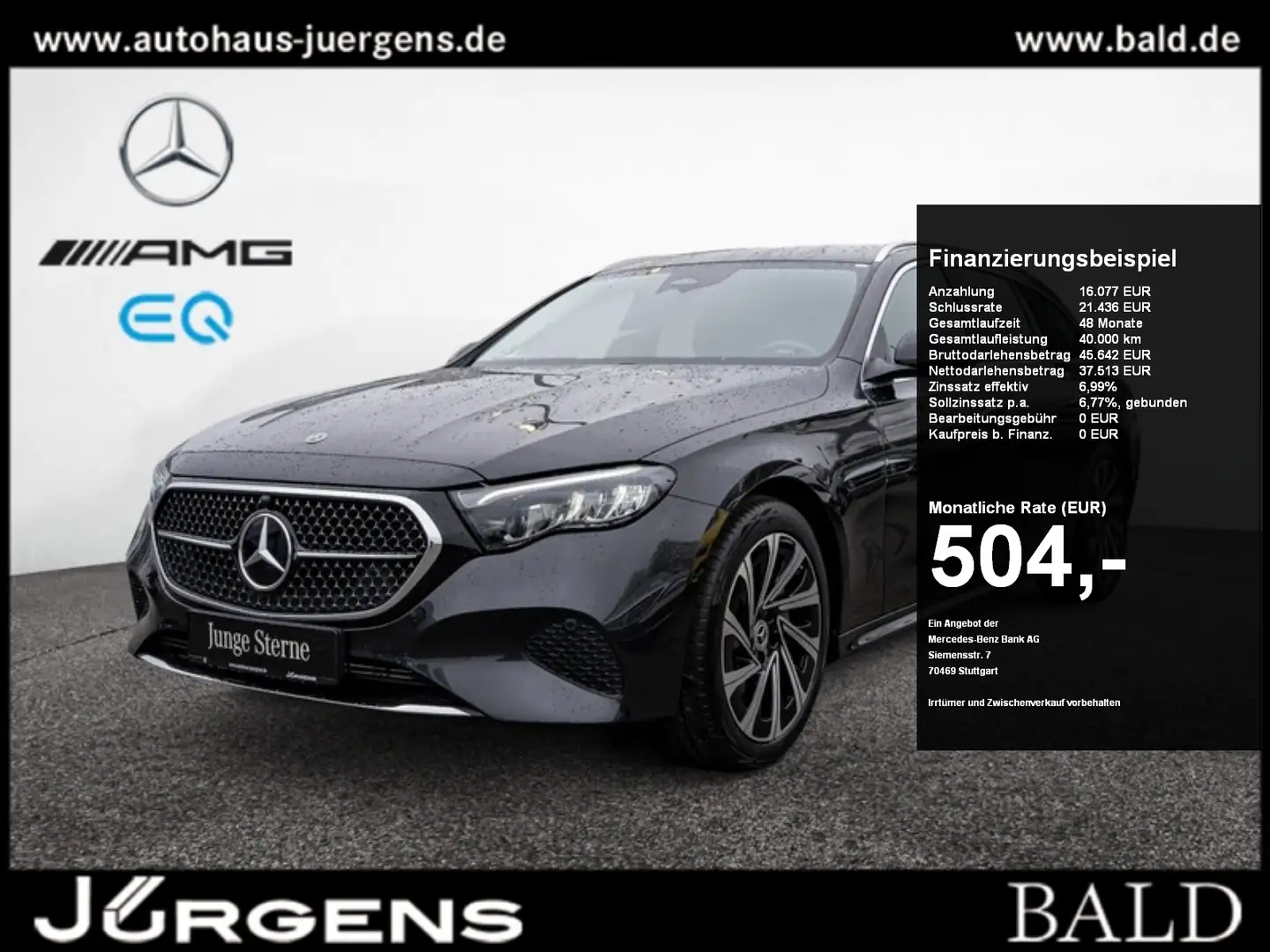 Mercedes-Benz E 300 de T Avantgarde/LED/Cam/Burm4D/Totw/19' Szürke - 1