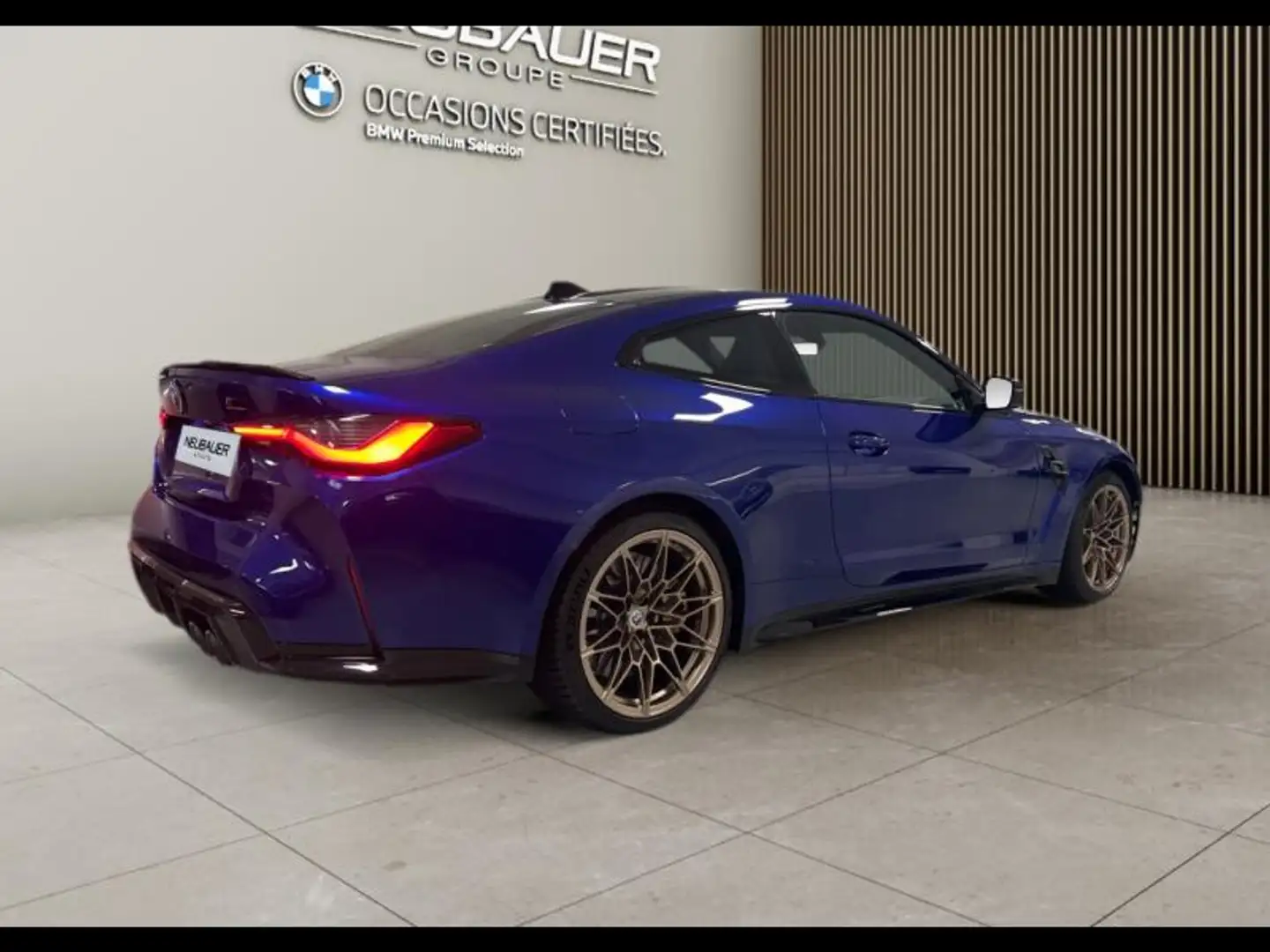 BMW M4 3.0 510ch Competition Bleu - 2