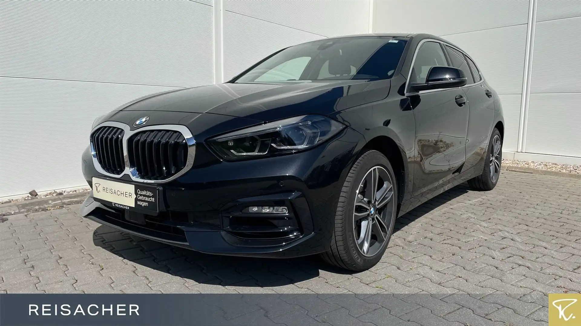 BMW 120 i Aut.Sport Line,LCPro.ACC,HuD,adLED,Keyless Schwarz - 1
