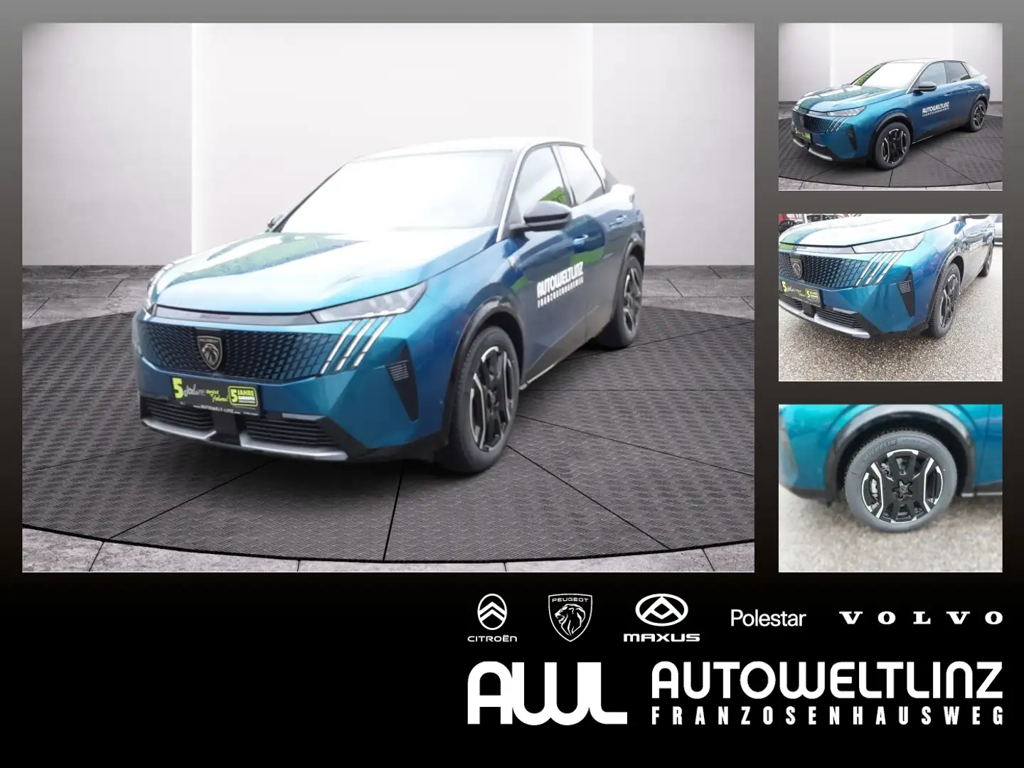 Peugeot 3008 Elektro GT 210 Bleu - 1