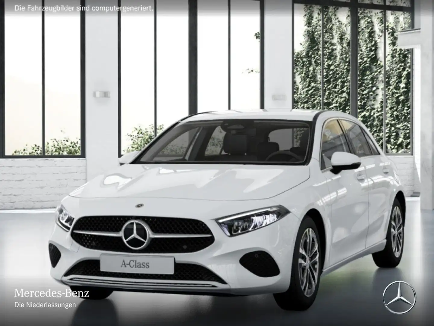 Mercedes-Benz A 180 PROGRESSIVE+LED+KAMERA+7G Blanc - 2