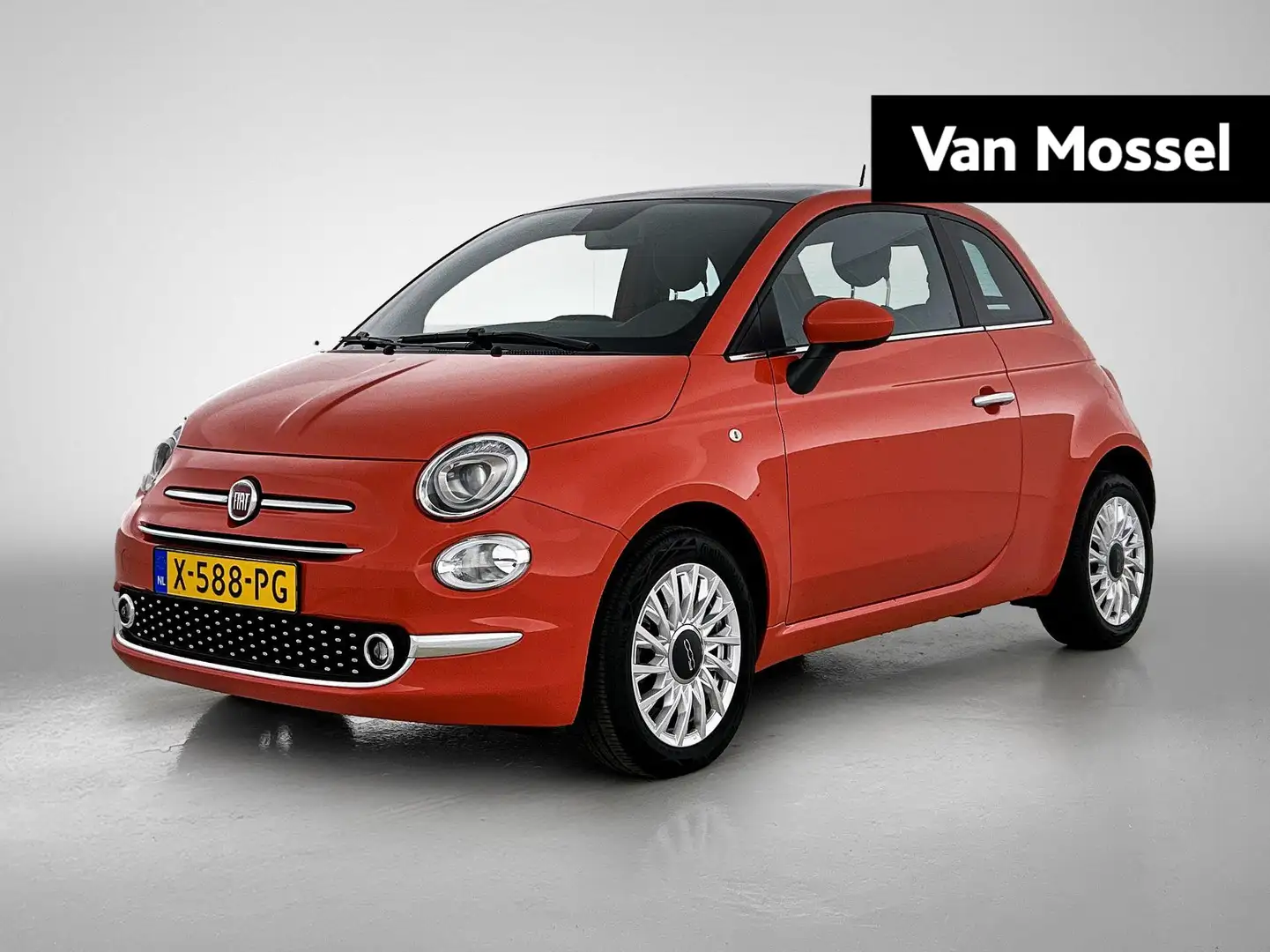 Fiat 500 1.0 Hybrid Dolcevita | Panoramadak | Apple Carplay Oranje - 1