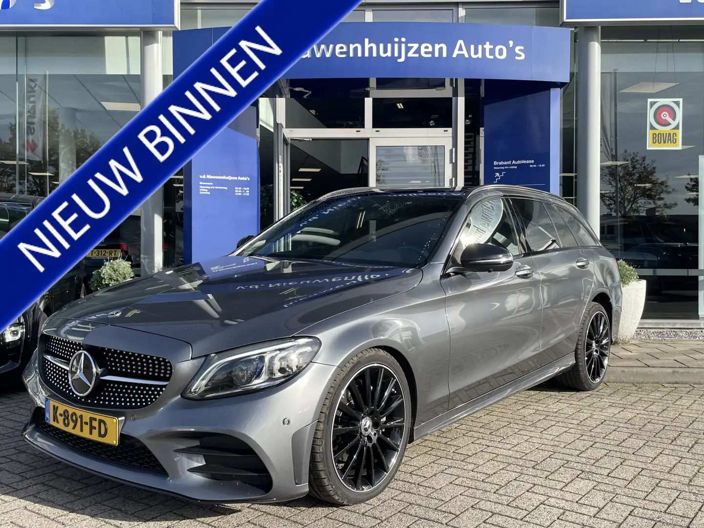 Mercedes-Benz C 200 Estate Business Solution AMG | Panorama dak | Acht Grijs - 1