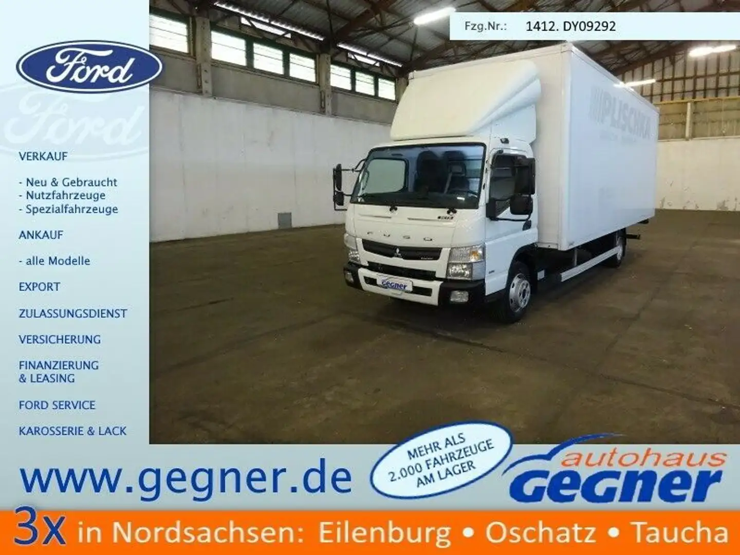 Fuso Canter Fuso Koffer 7C15 LBW Weiß - 1