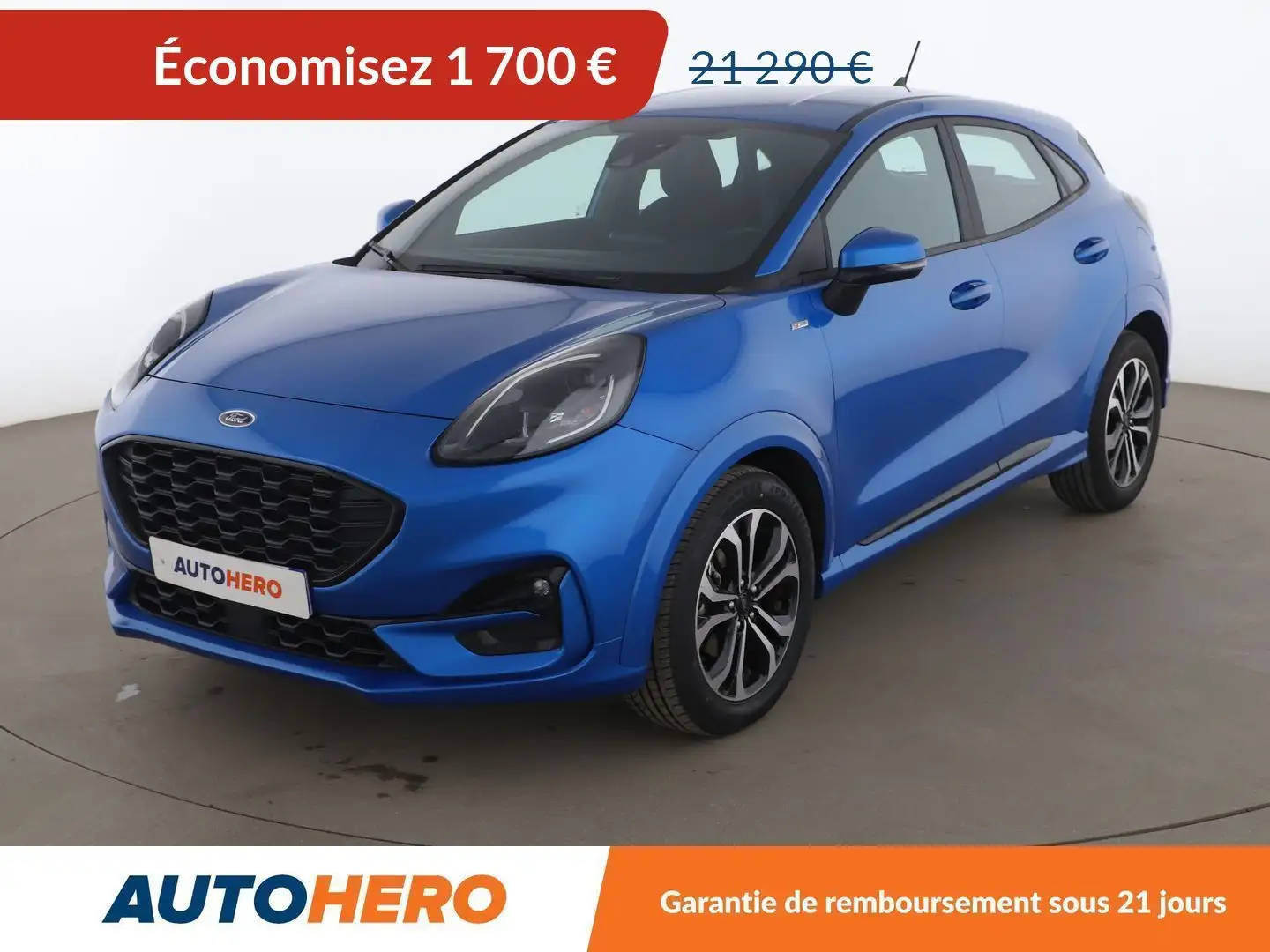 Ford Puma 1.0 Flexifuel mHEV ST-Line Blue - 1