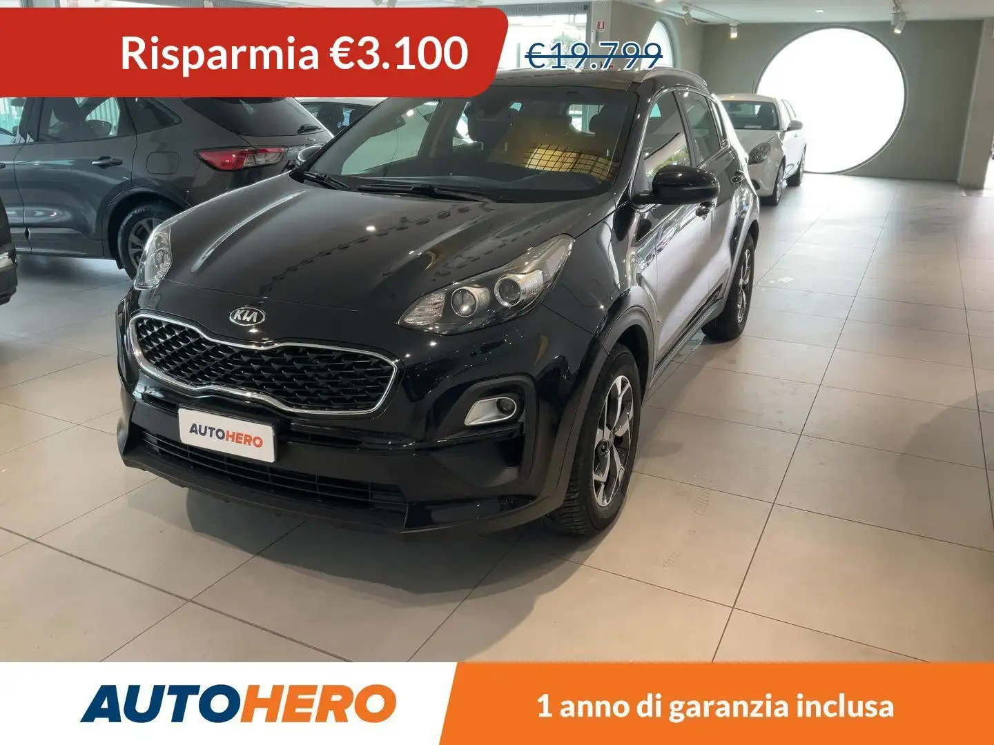 Kia Sportage 1.6 CRDi Business Class 2WD Zwart - 1