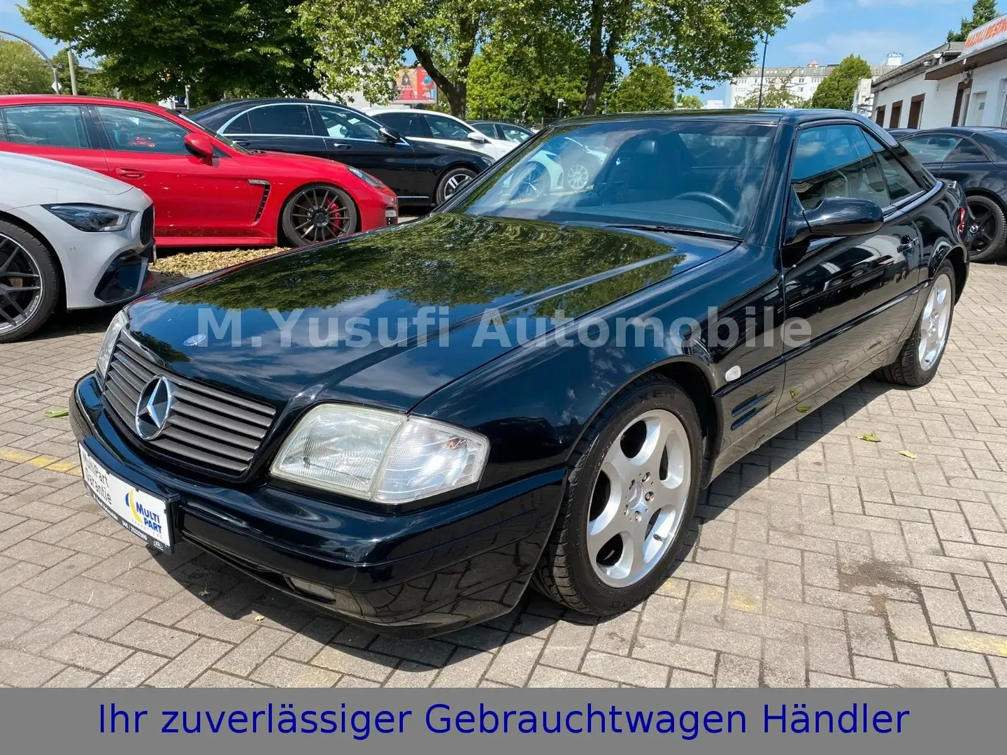 Mercedes-Benz SL 320 V6 2.HAND|KLIMA|LEDER|SITZH.|S-HEFT Schwarz - 1