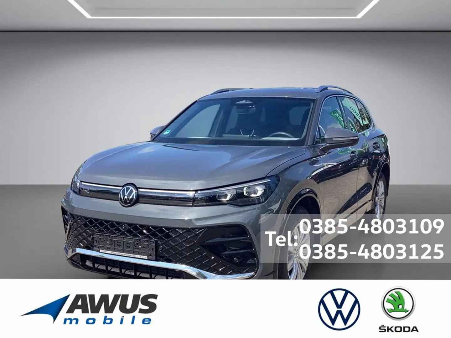 Volkswagen Tiguan 2.0TDI DSG R-Line AHK Gris - 1