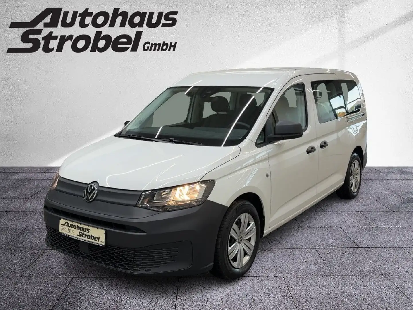 Volkswagen Caddy Life 2.0 TDI "Eco Profi" AHK Standh. Weiß - 2