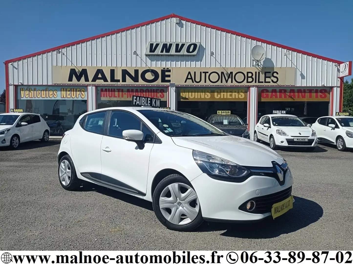 Renault Clio 1.5 DCI 90CH BUSINESS + OPTION Blanc - 1