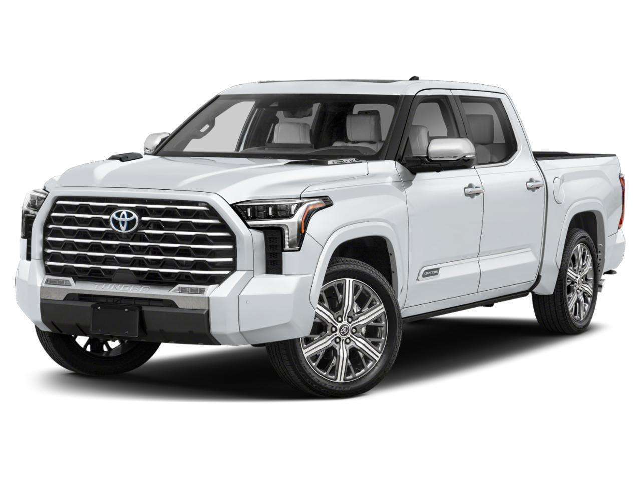 White 2026 Toyota Tundra Hybrid Pickup Truck Four-Wheel Drive Automatic