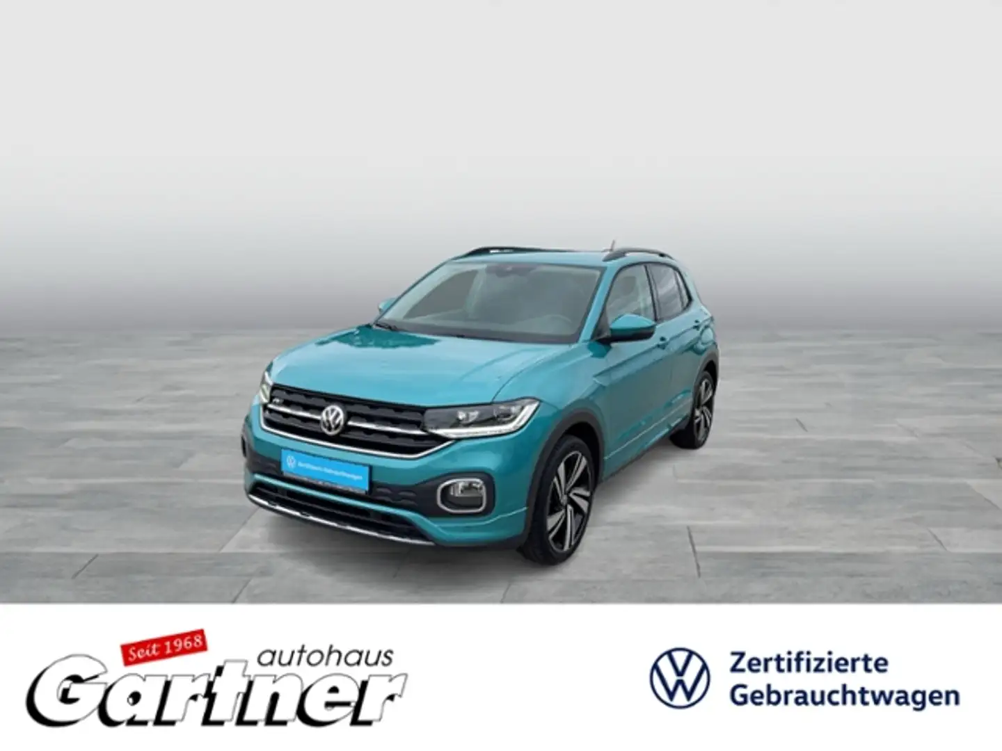 Volkswagen T-Cross UNITED 1.0 TSI DSG REAR VIEW R-LINE LED KLIMA ALU Bleu - 1