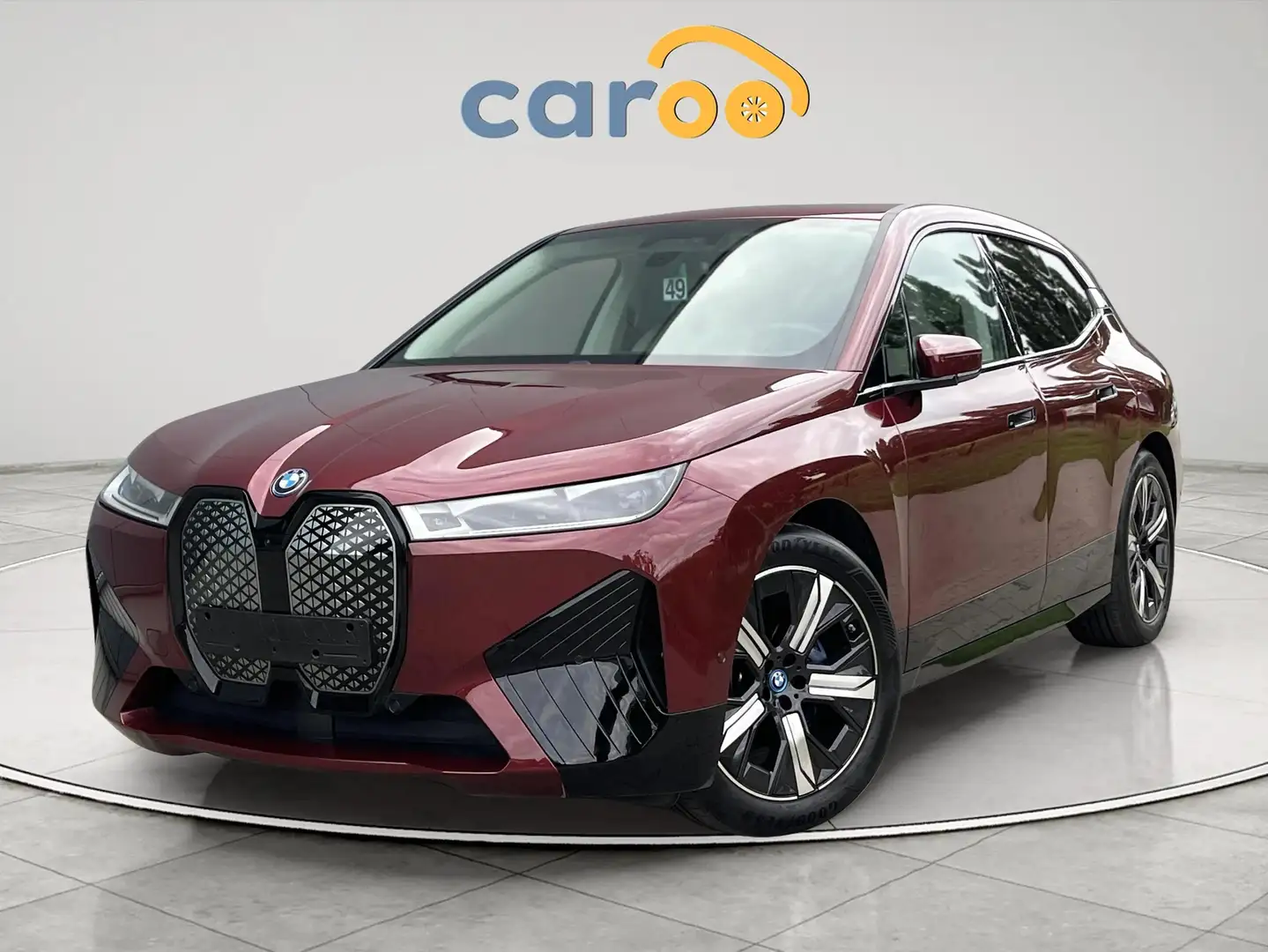 BMW iX iX 76.6 kWh xDrive40 Czerwony - 1