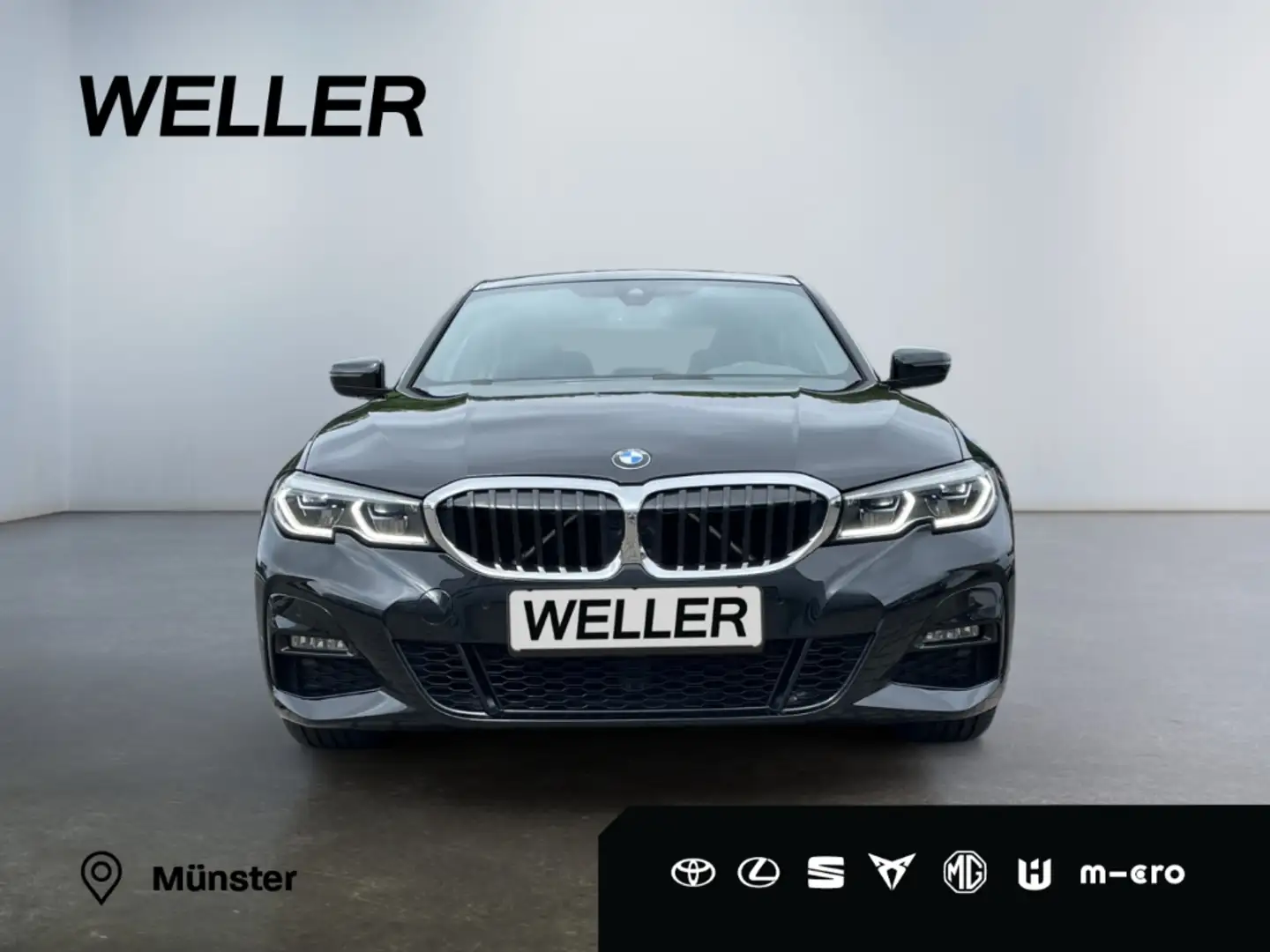 BMW 330 i M-Sport *Laser*ACC*Live*Leder*RCam*Keyless* Schwarz - 2