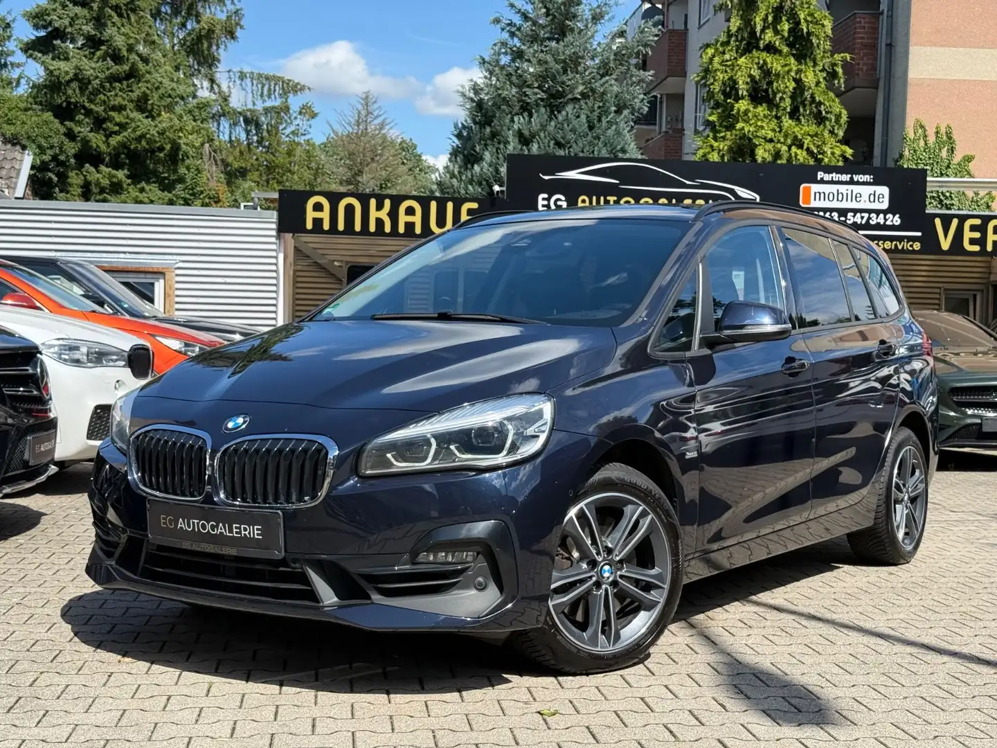BMW 220 Gran Tourer Sport Line*7-SITZER*KAMERA*AHK Bleu - 1
