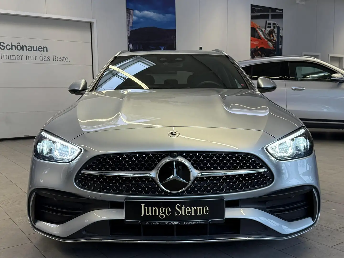 Mercedes-Benz C 180 T AMG FAHRASSIST+19"+SITZKLIMA+ALUM. LINES Argento - 2