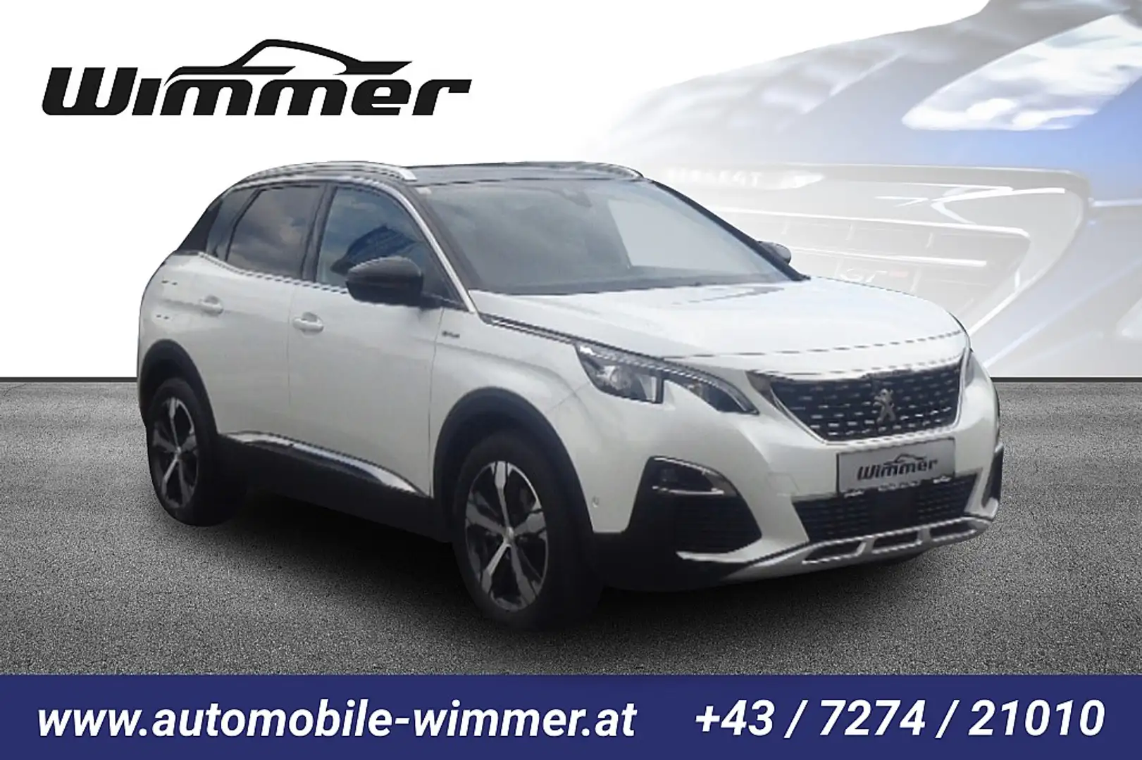 Peugeot 3008 1,5 BlueHDi 130 S&S EAT8 GT Line Aut. Weiß - 1
