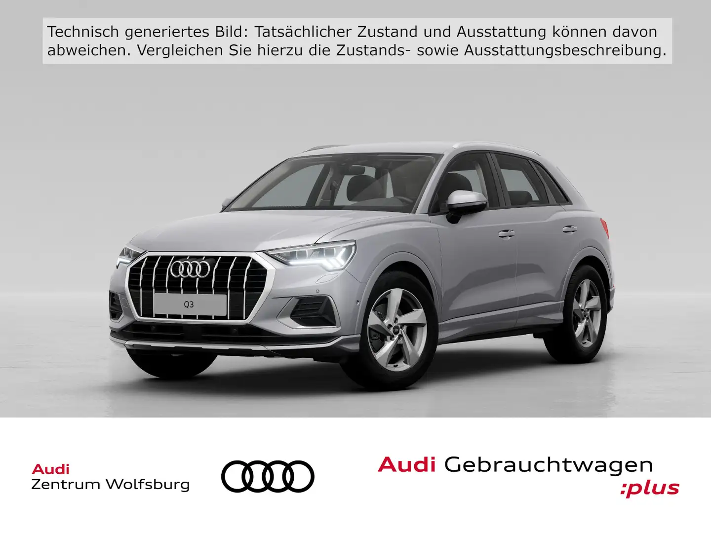 Audi Q3 35 TFSI advanced Matrix/ACC/AHK Silber - 1