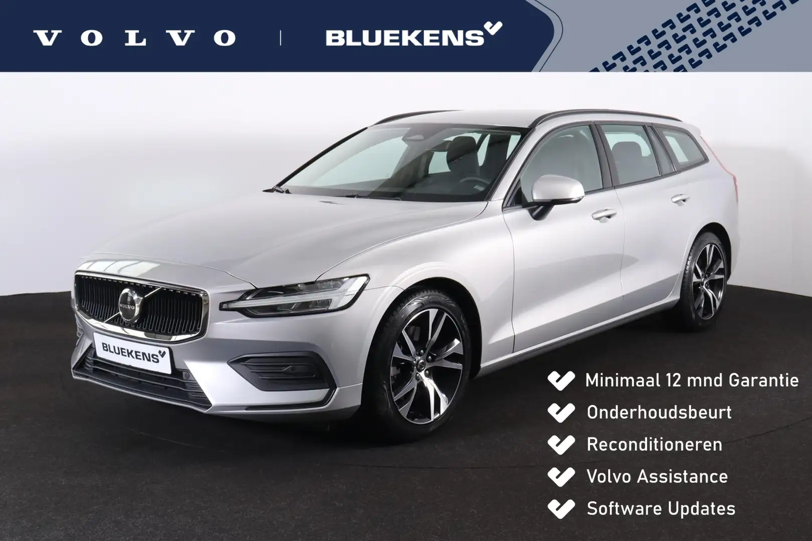 Volvo V60 B3 Essential Edition - IntelliSafe Assist & Surrou Zilver - 1