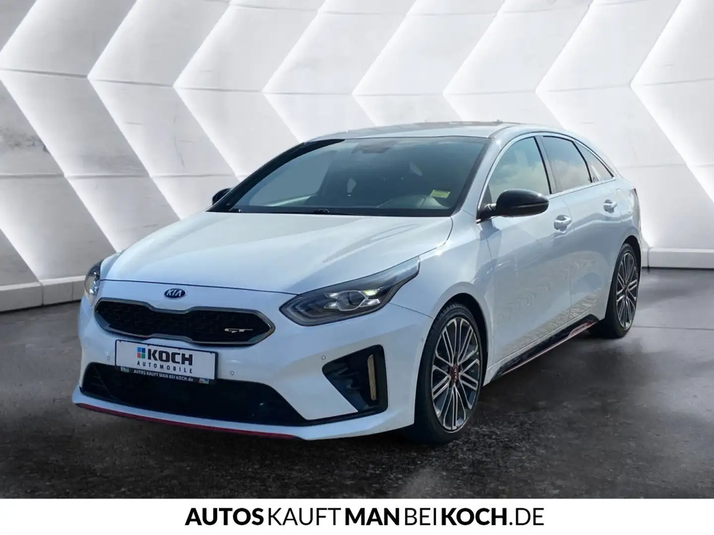 Kia ProCeed / pro_cee'd Proceed 1.6 TGDI GT  LED SHZ R-KAM PDC NAV LHZ top Weiß - 2