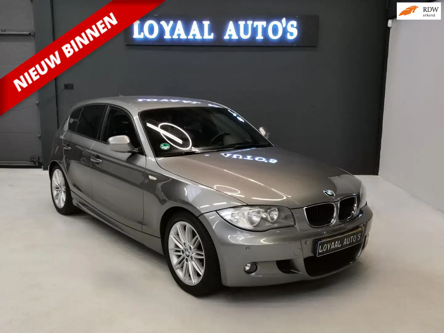 BMW 116 1-serie 116i High Executive |M-PAKKET|AIRCO|EL.RAM Grijs - 1